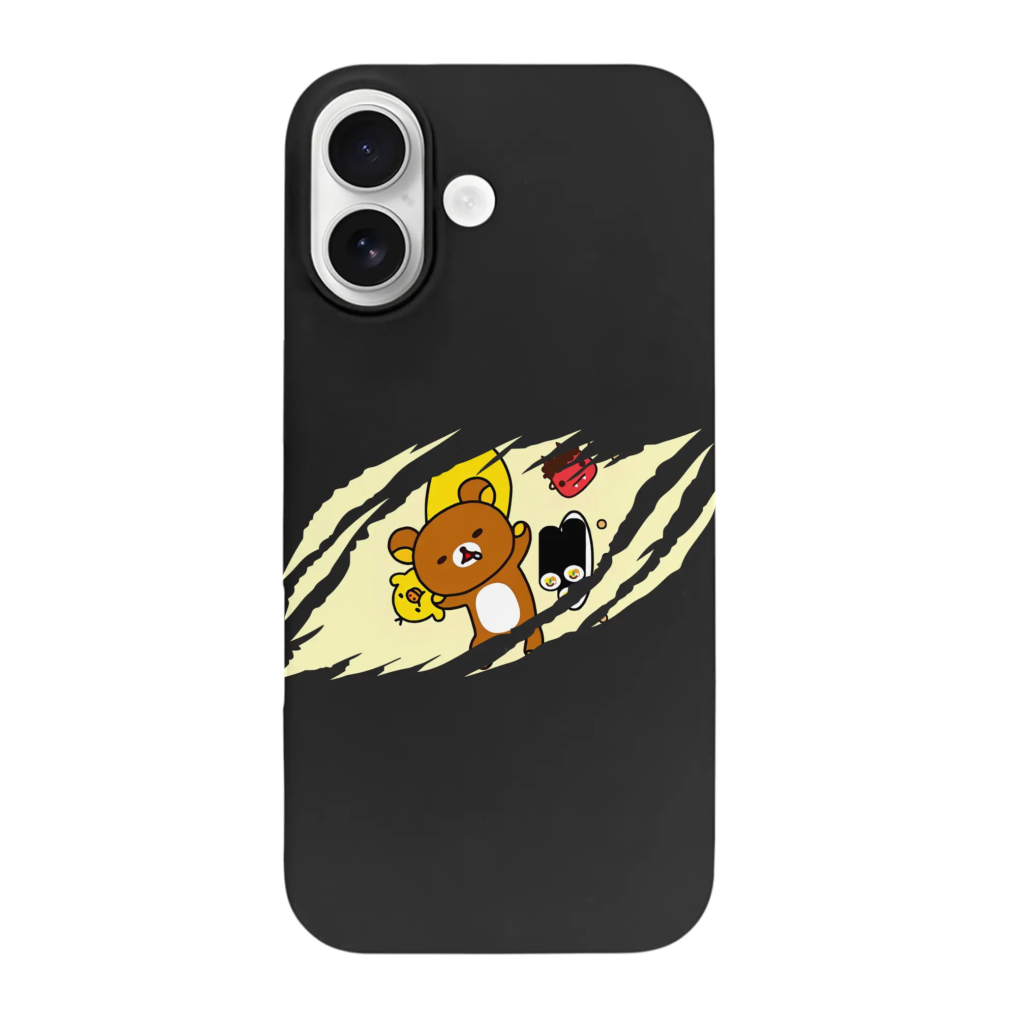 リラックマ (Rilakkuma) グッズ リラックマ (Rilakkuma) - iPhone 17 シリーズ シリコンケース 薄型 耐衝撃 指紋防止 ソフトタッチカバー 精密フィット 傷防止 保護ケース iPhone 17/17 Air/17 Pro/17 Pro Max 対応